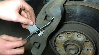 “installing” ANTI-RATTLE SPRING (a4 audi volkswagen b7 front caliper)