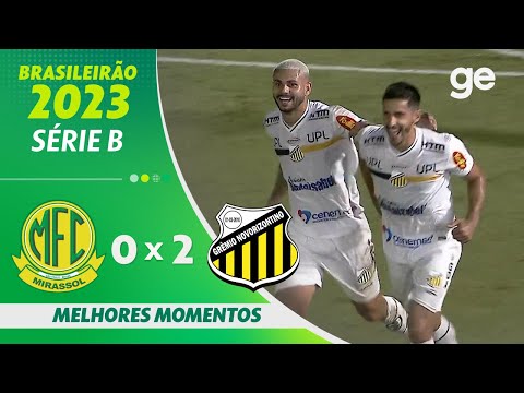 Gols e lances de Mirassol x Novorizontino
