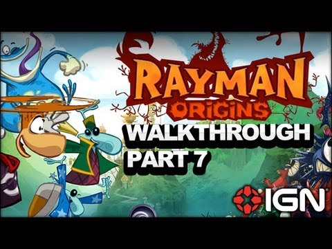 Rayman Origins Walkthrough - Jibberish Jungle: Hi-Ho Moskito! (Part 7)