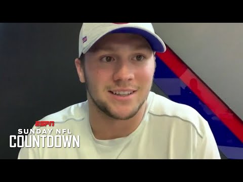 喬許艾倫談論比爾隊爭奪美聯東區冠軍的希望，以及如何在嚴寒天氣中茁壯成長！NFL倒數計時 (Josh Allen talks Bills' AFC East title hopes, thriving in winter weather | NFL Countdown)