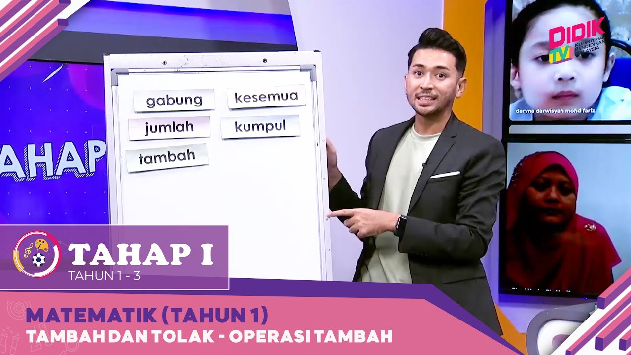 Tahap I (2022) - Klip | Matematik (Tahun 1): Tambah Dan Tolak - Operasi Tambah