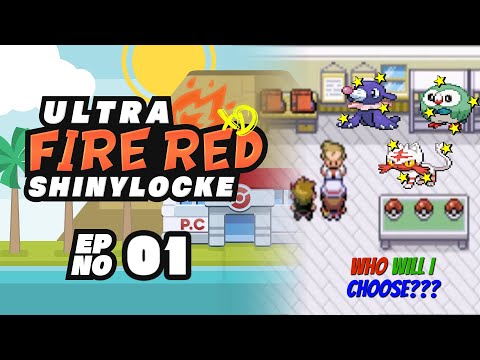 Pokémon Ultra FireRed XD ShinyLocke - Episode #01 "SO MANY SHINIES"