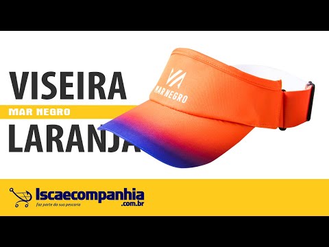 Vídeo Viseira Feminina Mar Negro Fishing 30180 - Laranja