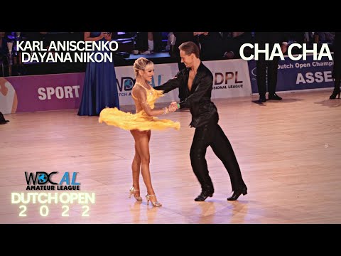 Karl Aniscenko & Dayana Nikon - Cha Cha Cha | WDC AL Dutch Open | Amateur Latin R2