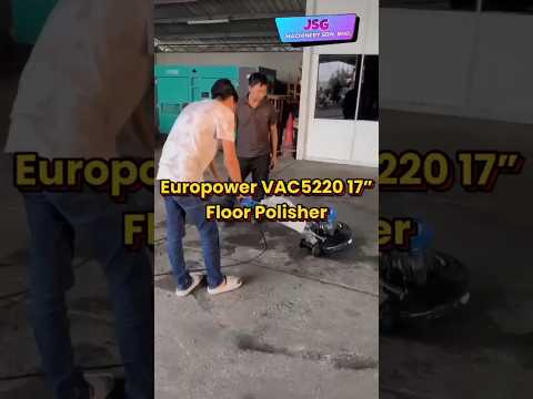 This Floor Polisher is a Beast! | Eurox VAC5220 17” Demo Review