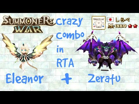 Eleanor + Zeratu ?!?! Crazy Combo !!!  in RTA | Summoners War