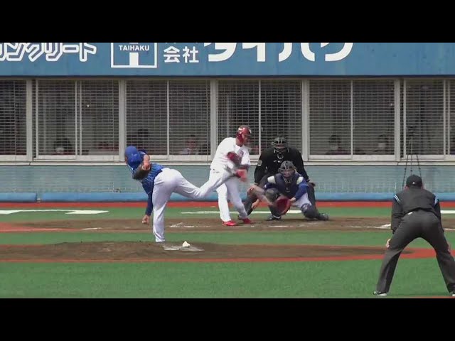 【ファーム】技術で運んだ!! イーグルス・渡邊佳明 ライトへのタイムリーヒット!! 2023年5月3日 東北楽天ゴールデンイーグルス 対 横浜DeNAベイスターズ