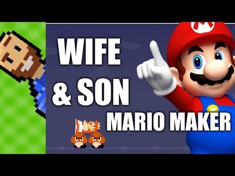 Mario Maker | WIFE & SON EDITION | Sunday Longplay | The Basement
