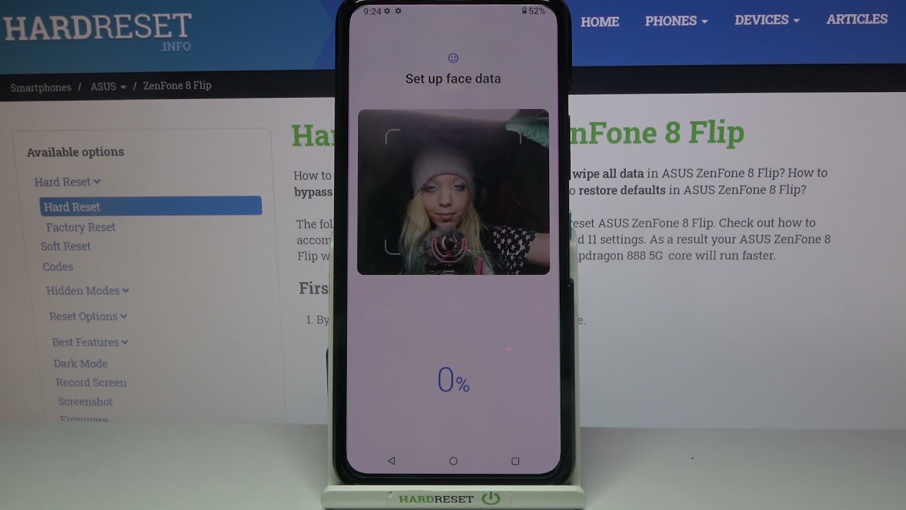 Face ID as Unlock Feature - ASUS ZenFone 8 Flip & Unlock Screen Method