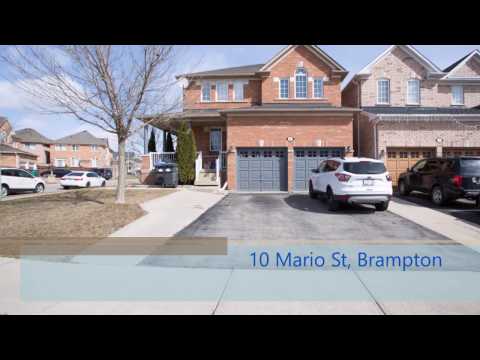 10 Mario St, Brampton Home for Sale