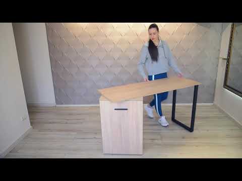 Стол компьютерный для домашнего кабинета, письменный стол трансформер Hobana Jumbo Ш1 Венге Knap Knap - фото 1 - id-p2425572229