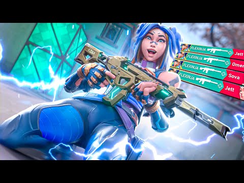 NEON sliding is BROKEN with *NEW* Protocol 781-A skins on Valorant