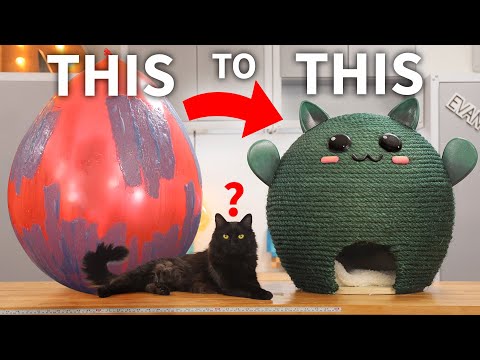 DIY Cactus Cat House (a CATcus!)