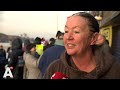 Water trotseren tijdens de Amstel Ice Swim