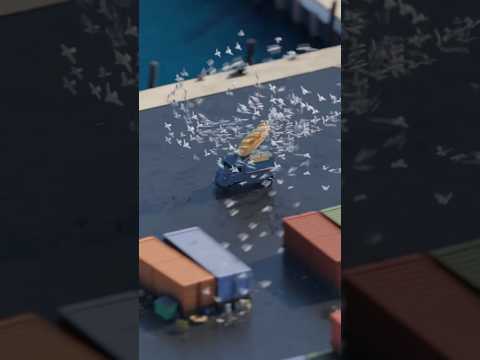 Made this short in #Blender3D This poor food truck got lost in the wrong part of town 💀 #b3d #3d