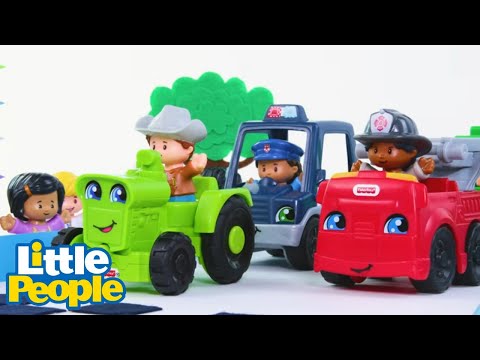 Little People Toys! | Slow Down to Go Fast - Kids TV Series, Kingdom Kids Zone - Little People - Fisher Price