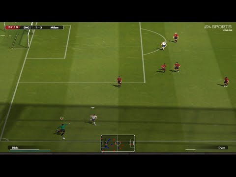 Playing FIFA 2005 Online in 2023 - Dida Starting Fast Attack