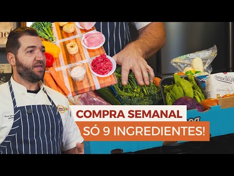 🛒 How to organize your weekly shopping: 9 ingredients make 27 practical meals!