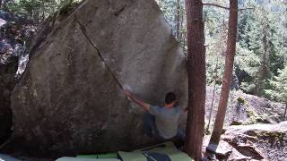 Video thumbnail of No Exit, 6b+. Magic Wood