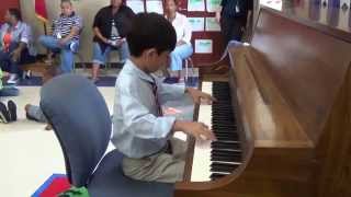 Dan Tran II plays &quot;Rondo Alla Turca&quot; by Mozart at QVE&#39;s Talent Show, May 29, 2014