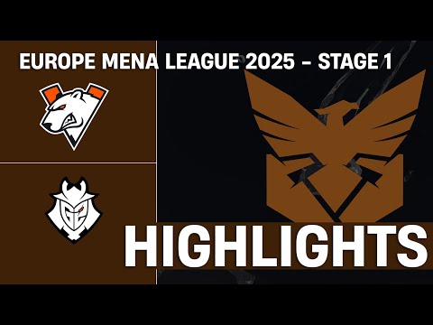 [HIGHLIGHTS] Virtus Pro vs G2 Esports | Playoff | Europe MENA League 2025 - Stage 1