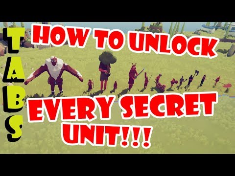 How to Unlock All 12 Secret Units in TABS | Dynasty Update