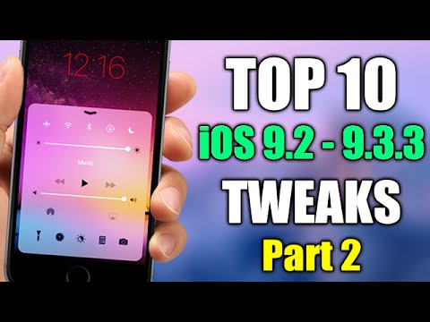 TOP 10 Cydia Tweaks Compatible With iOS 9.2 - 9.3.3 Jailbreak - Part 2