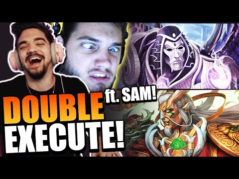 2X EXECUTE JOUST COMP WITH SAMDADUDE! - Smite