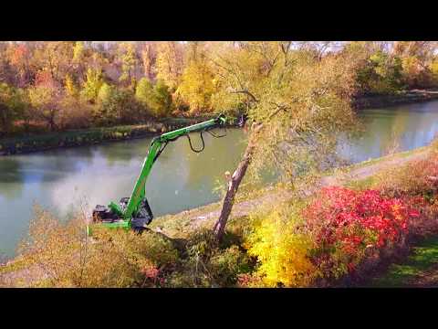 Sennebogen 718e - drone highlights
