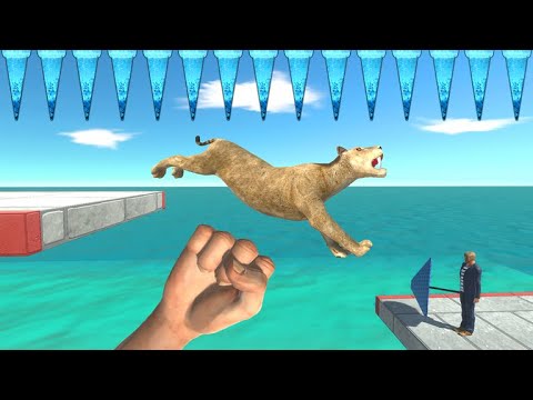 Giant Fist Punch in Deadly Shredders - Animal Revolt Battle Simulator