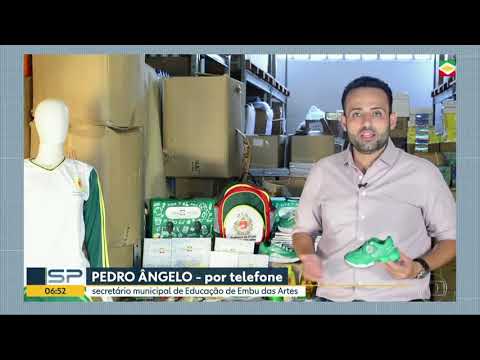 Secretário de Educação do Embu das Artes Pedro Ângelo no Bom dia Sp fala sobre os Estudantes que não receberam kits escolares