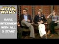 STAR WARS RARE 1977 Interview With Carrie Fisher Harrison Ford And Mark Hamill