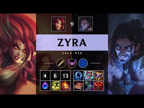 Zyra Mid vs Sylas - EUW Master Patch 25.13