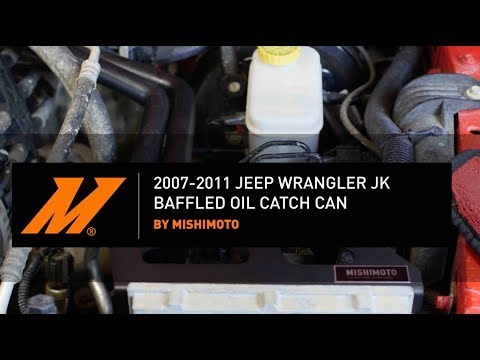 2007-2011 Jeep Wrangler JK Baffled Oil Catch Can Installation Guide by Mishimoto