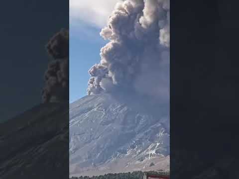 El Volcán Popocatépetl desde San Nicolás de los Ranchos