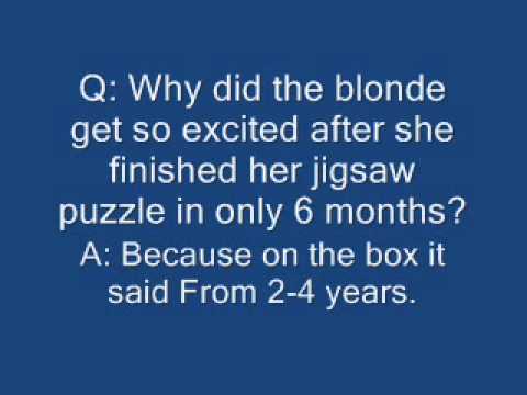 my top 10 blonde jokes new