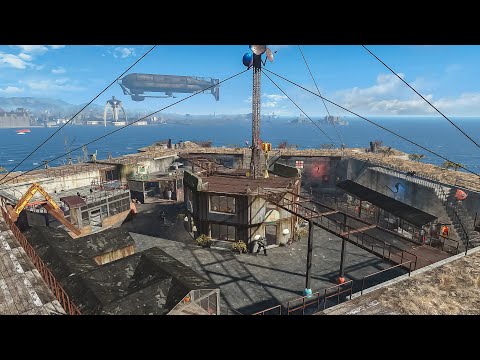 Fallout 4 - THE CASTLE 3.0 - Settlement build tour - NO MODS