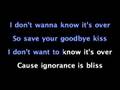 Bliss (I don't wanna know)hinder