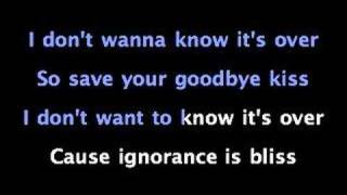 Bliss (I don&#39;t wanna know)hinder