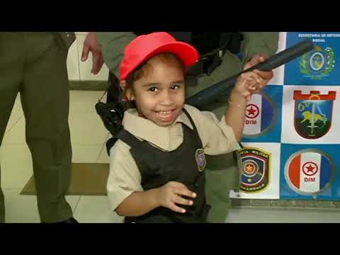 3-YEAR-OLD GIRL DREAMS TO BE A MILITARY POLICE OFFICER