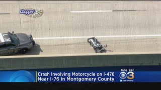 Serious Motorcycle Accident Shuts Down Lanes On I-476