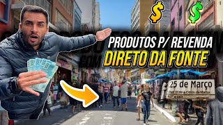 O que consigo comprar com 500 Reais na 25 de Março?