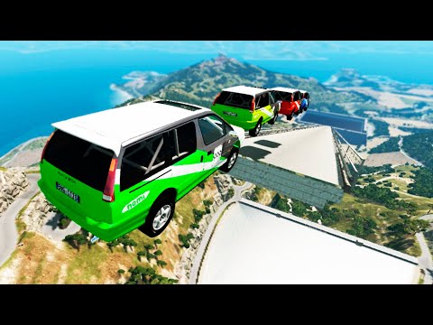 CRAZY High Speed Jumps #65 - BeamNG Drive | CrashTherapy