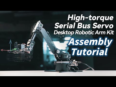 High-torque Serial Bus Servo, Desktop Robotic Arm Kit, Based On ESP32, 5-DOF---Tutorial