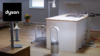 The Dyson Pure Hot+Cool™ purifying fan heater. Senses and captures indoor pollutants.
