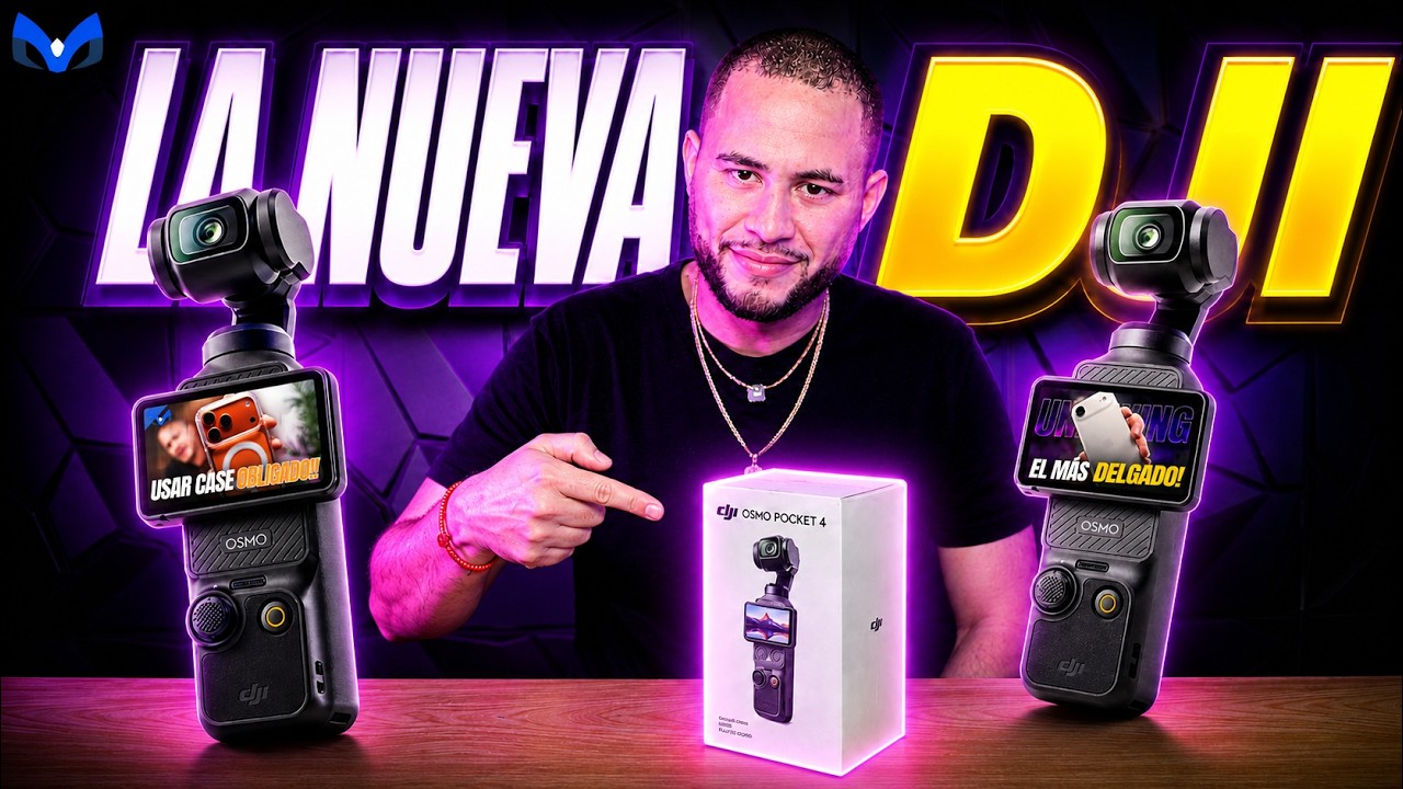 POR FIN LA TENGO UNBOXING OSMO Pocket 4 Vs OSMO 3