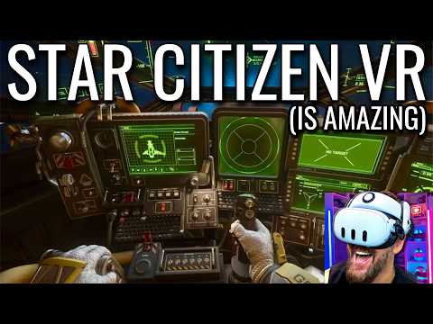 Star Citizen VR - My First Day Hauling & Exploring A Space Station