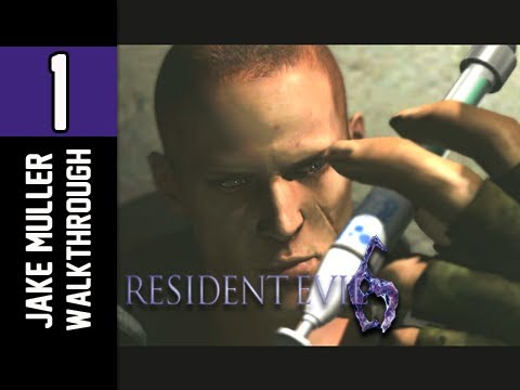 Resident Evil 6 Walkthrough - Part 1 Jake Muller & Sherry Birkin Campaign Story Let's Play (RE6)