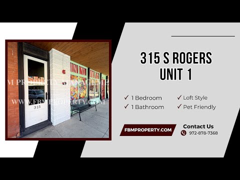 Rogers 315 LOFTS / Bird - Video 2 of 2