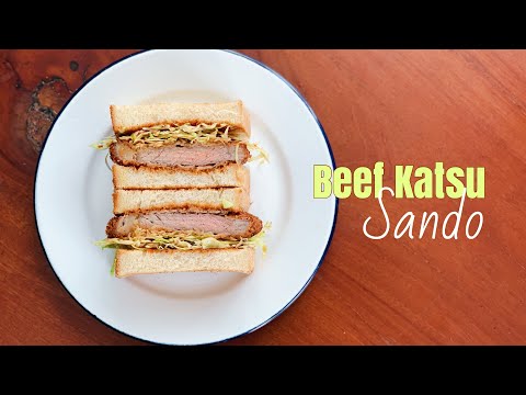 Sando Series: Japanese style Beef Katsu Sandwich